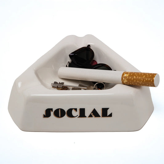 POSACENERE SVUOTA TASCHE IN PORCELLANA SOCIAL SMOKER DIESEL LIVING