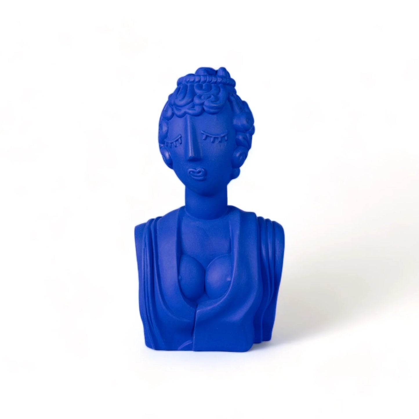 BUSTO POPPEA TERRACOTTA BLU MAGNA GRAECIA