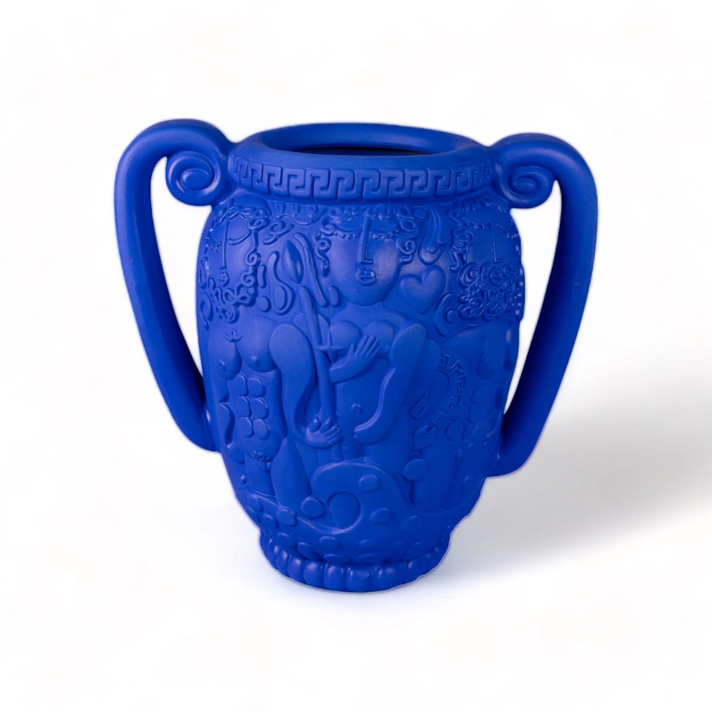 ANFORA MAGNA GRAECIA IN TERRACOTTA BLU