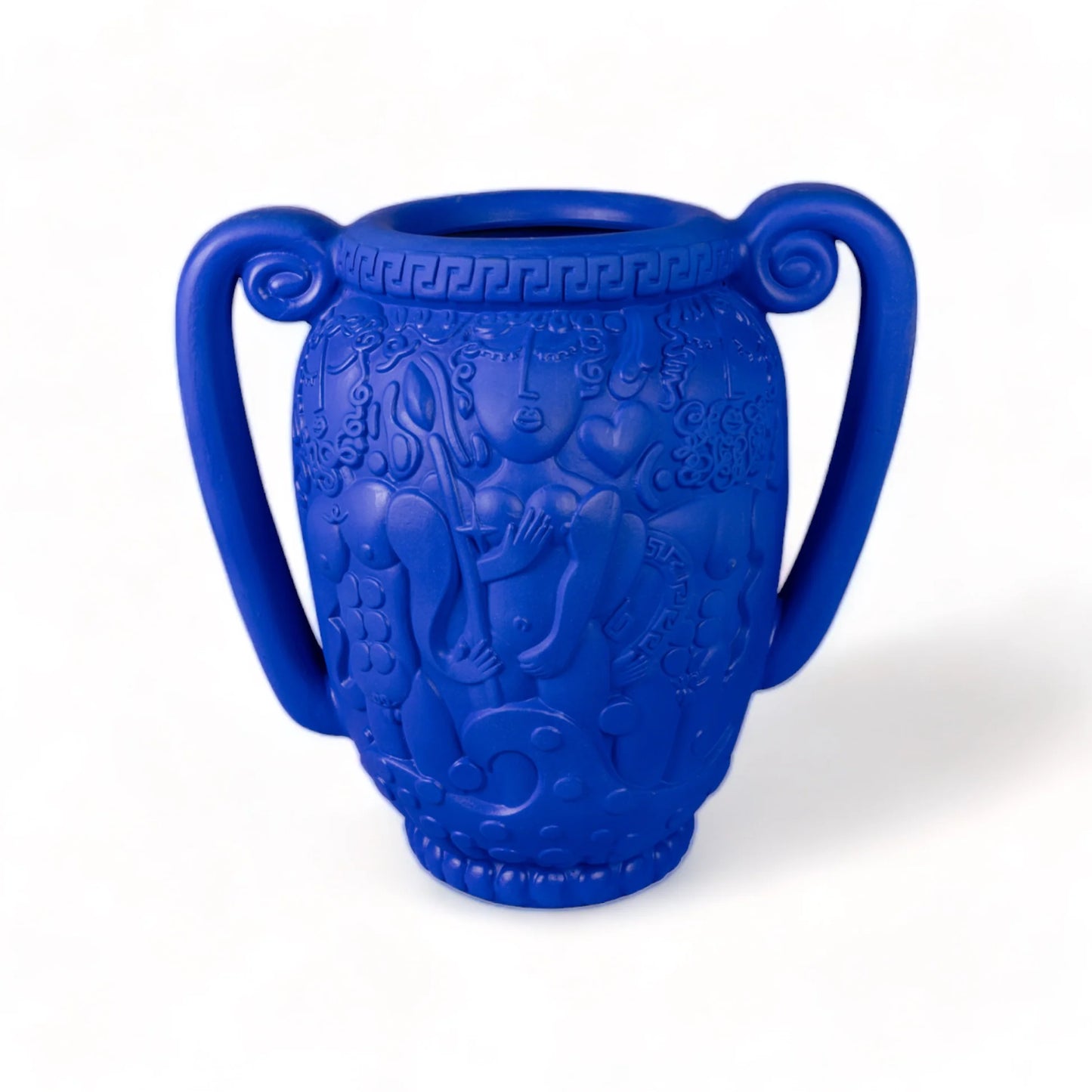 ANFORA MAGNA GRAECIA IN TERRACOTTA BLU