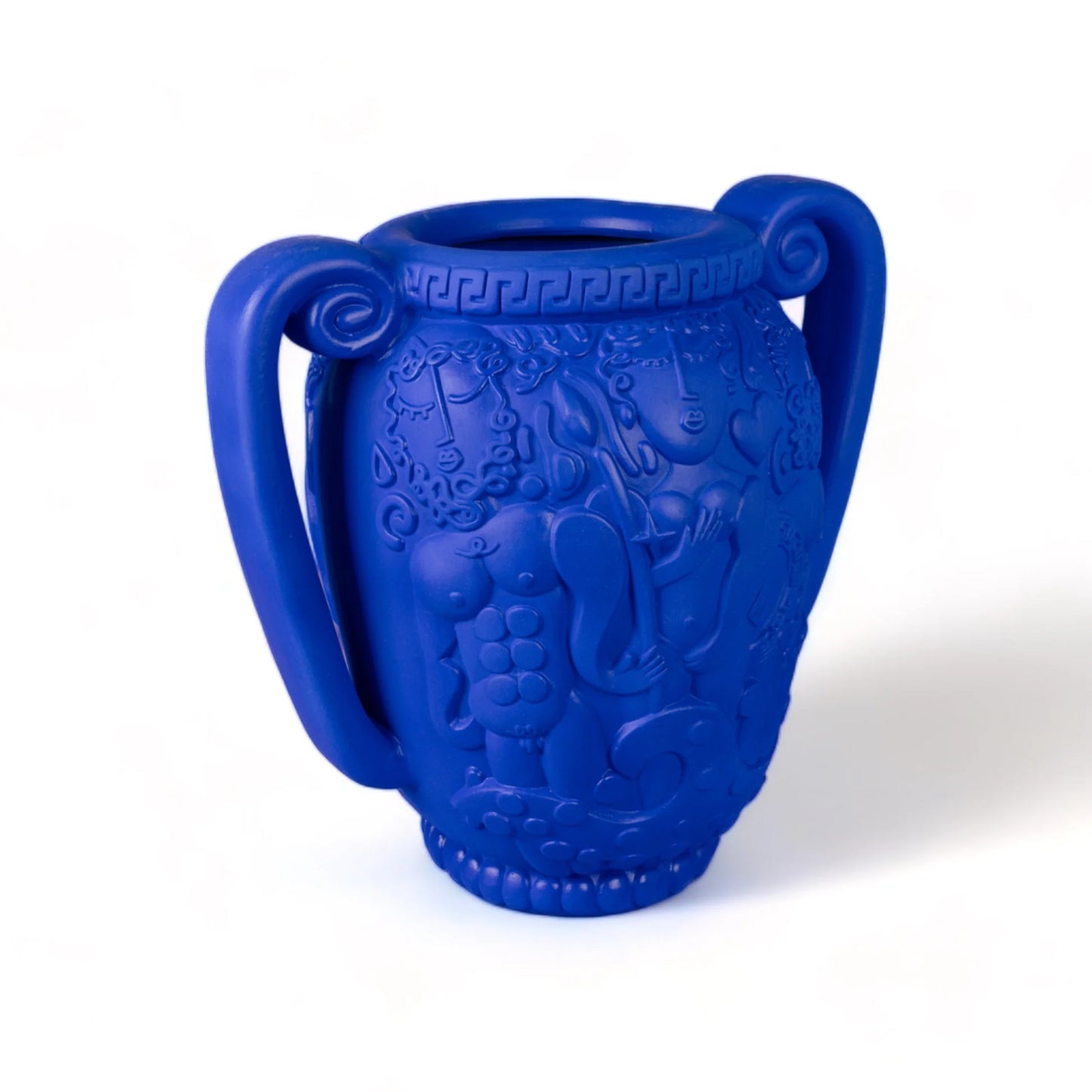 ANFORA MAGNA GRAECIA IN TERRACOTTA BLU