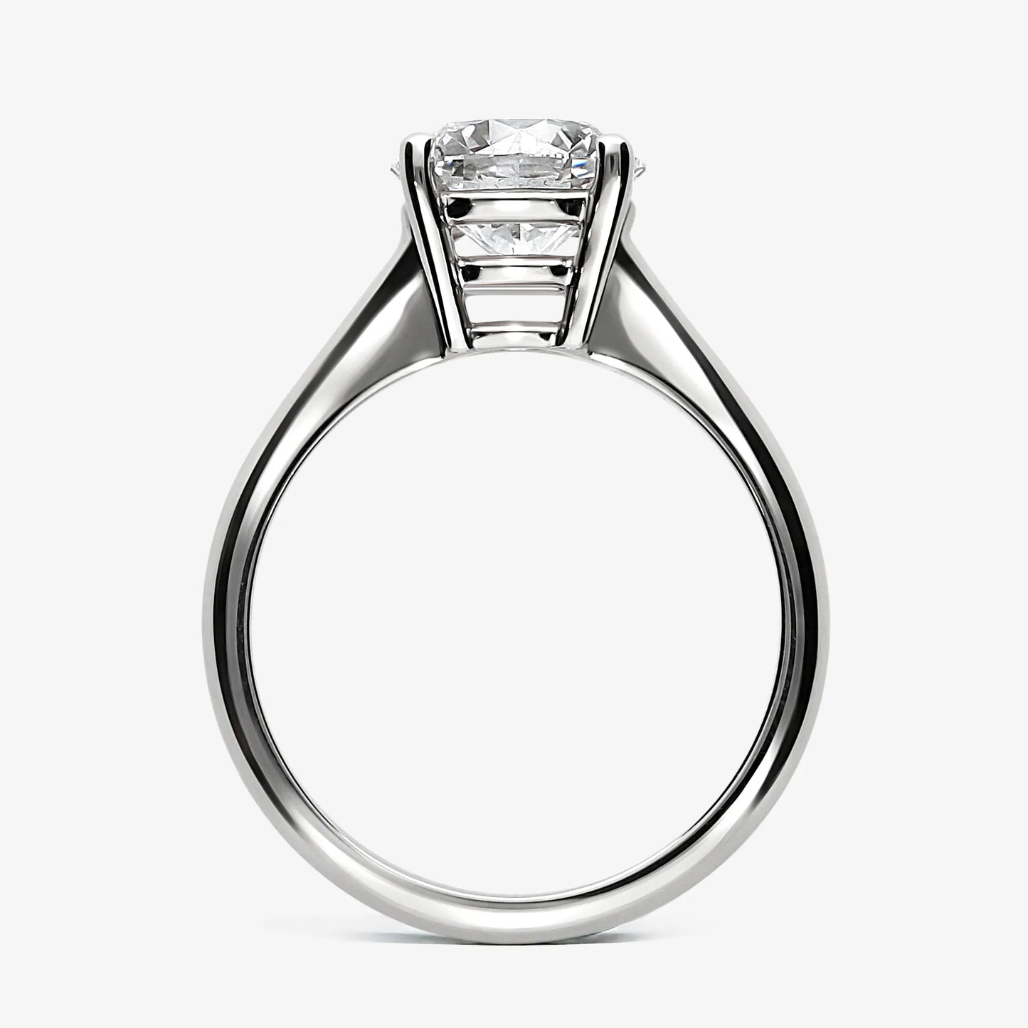 LEO PIZZO - ANELLO SOLITARIO IN ORO BIANCO