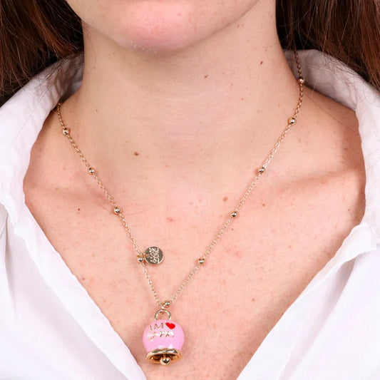 AMO CAPRI - COLLANA CAMPANA GRANDE SCRITTA AMO CAPRI