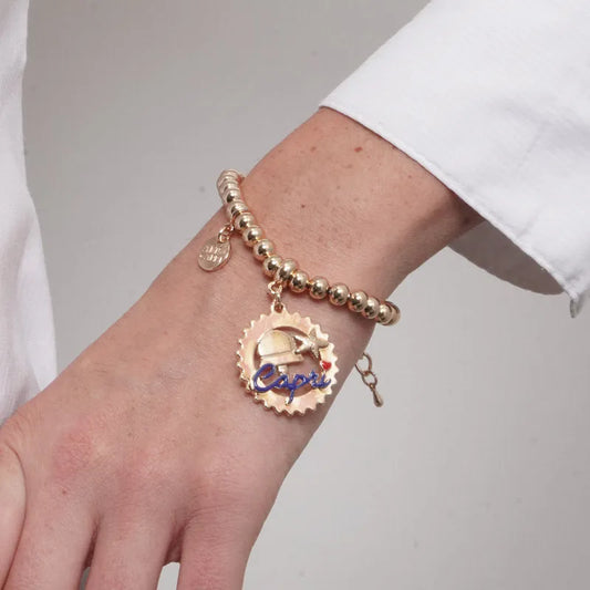 AMO CAPRI - BRACCIALE CAMPANE E STELLA CAPRI