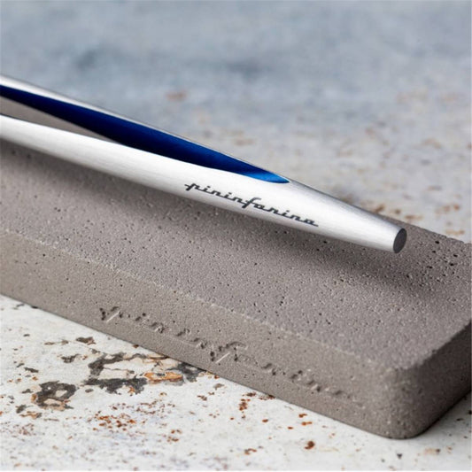 PININFARINA AERO - ETHERGRAF PENNA BLU E GRIGIA CON BASE APPOGGIO CEMENTO