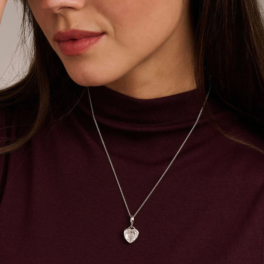 TI SENTO - COLLANA ARGENTO PENDENTE ZIRCONI BIANCO