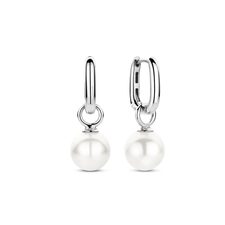 TI SENTO - ORECCHINI PENDENTI ARGENTO E PERLE