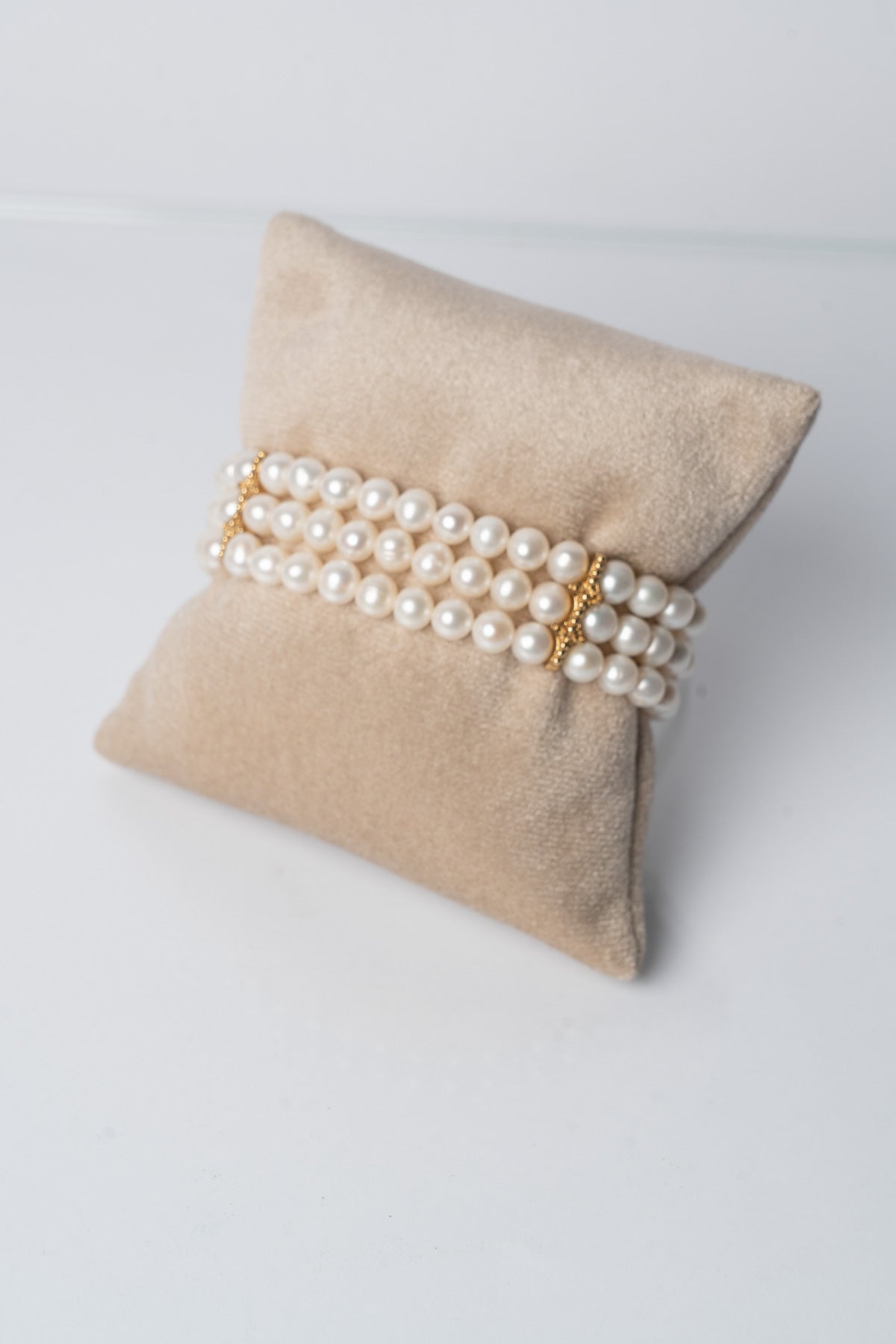 CAMEO ITALIANO - BRACCIALE CON CAMEO ITALIANO CON TESTA E PERLE