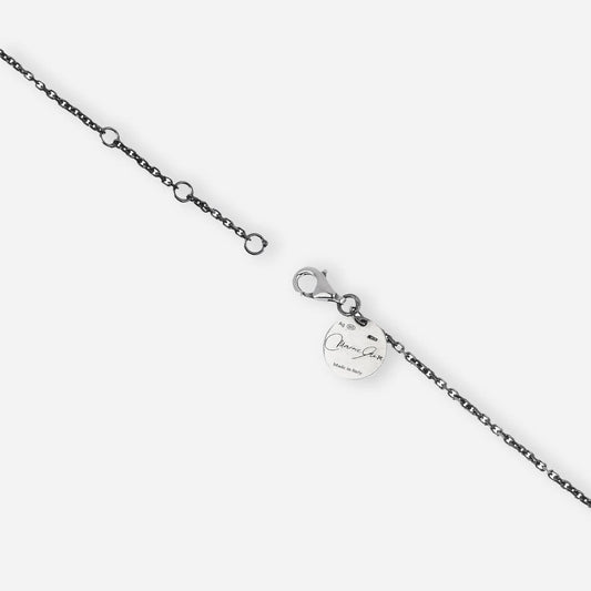 MARIAELUISA JEWELS - BRACCIALE IN ARGENTO BRUNITO CON CUORE