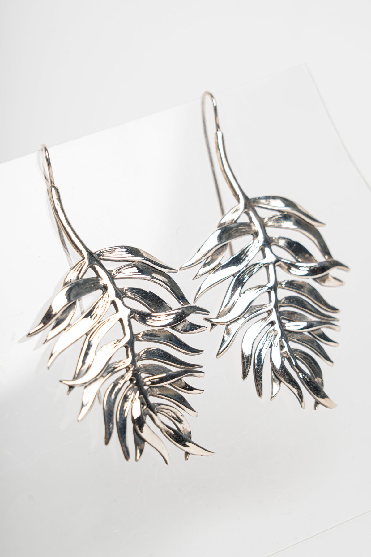 NEMORIS - ORECCHINI FELCE ARGENTO