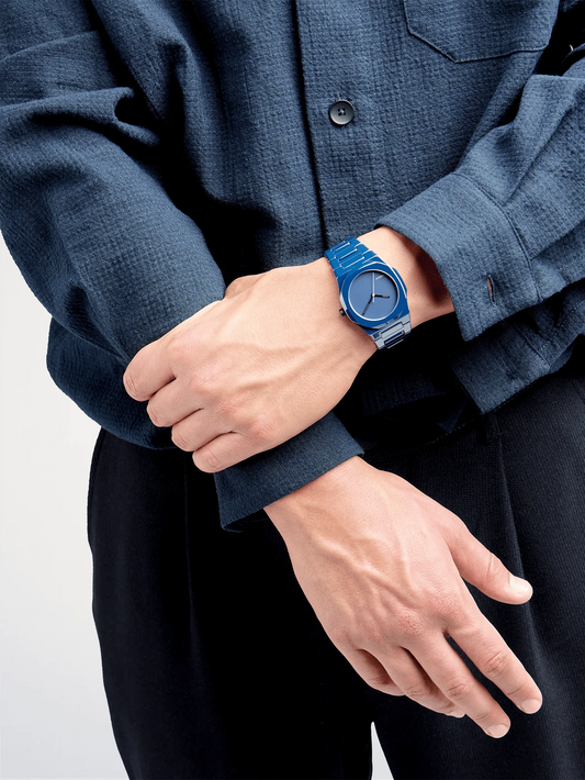 OROLOGIO CERAMICA PURE BLUE 37MM