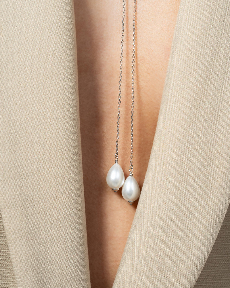 RDM - COLLANA SALI-SCENDI ELLISSE CON PERLE