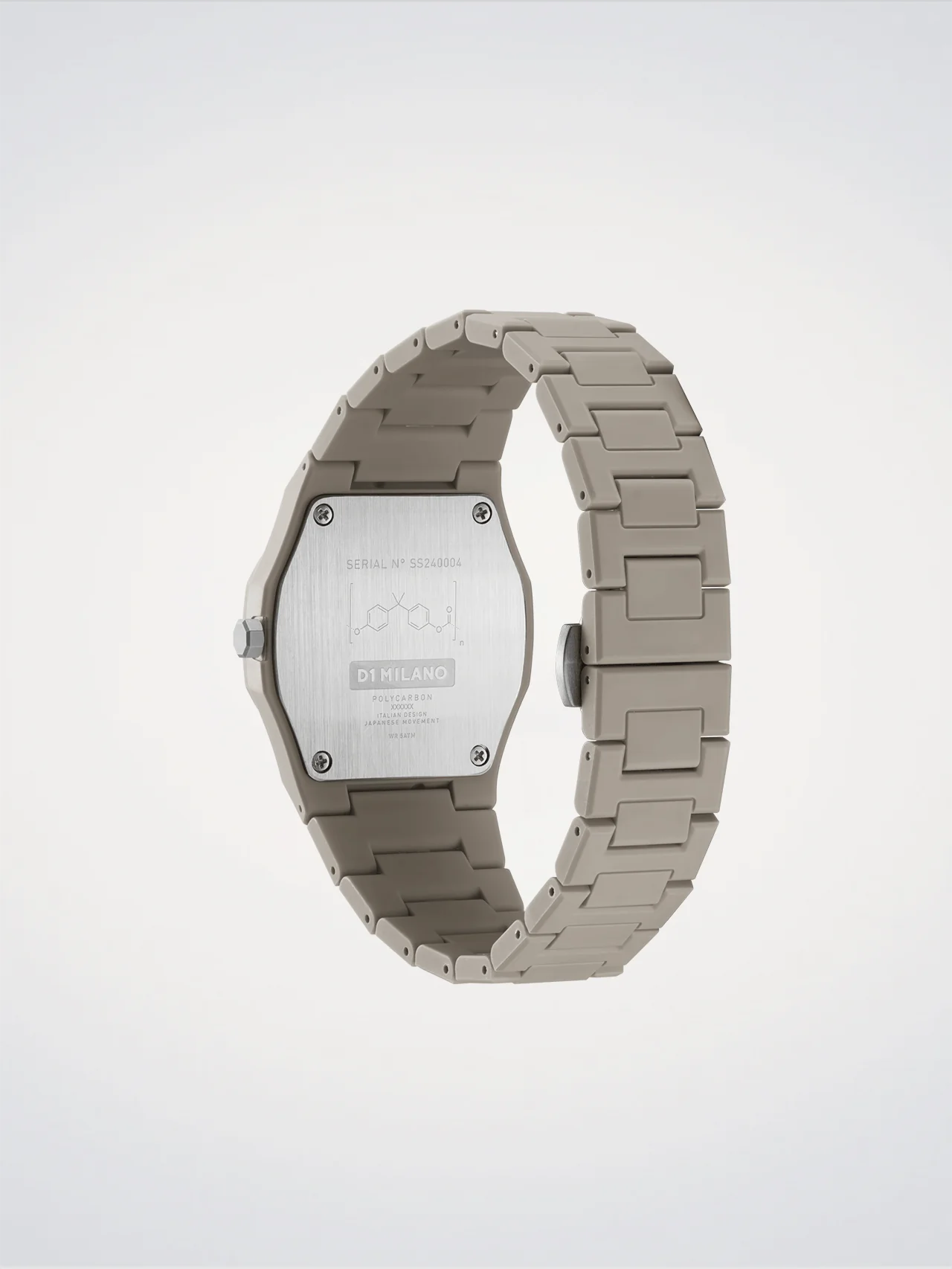 OROLOGIO POLYCARBON ECRU' 37MM