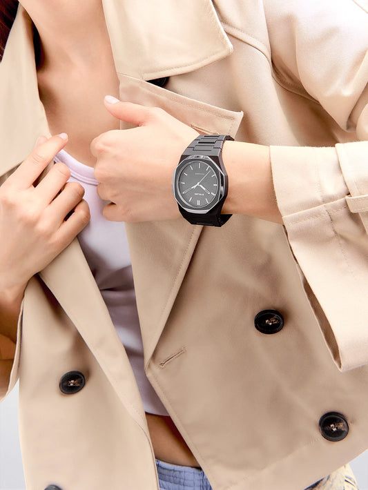 OROLOGIO POLYCARBON GUN MESH 37 MM