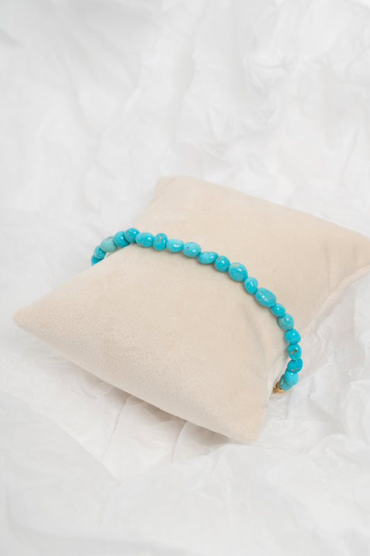 SOARA - BRACCIALE IN TURCHESE SFERE IRREGOLARI