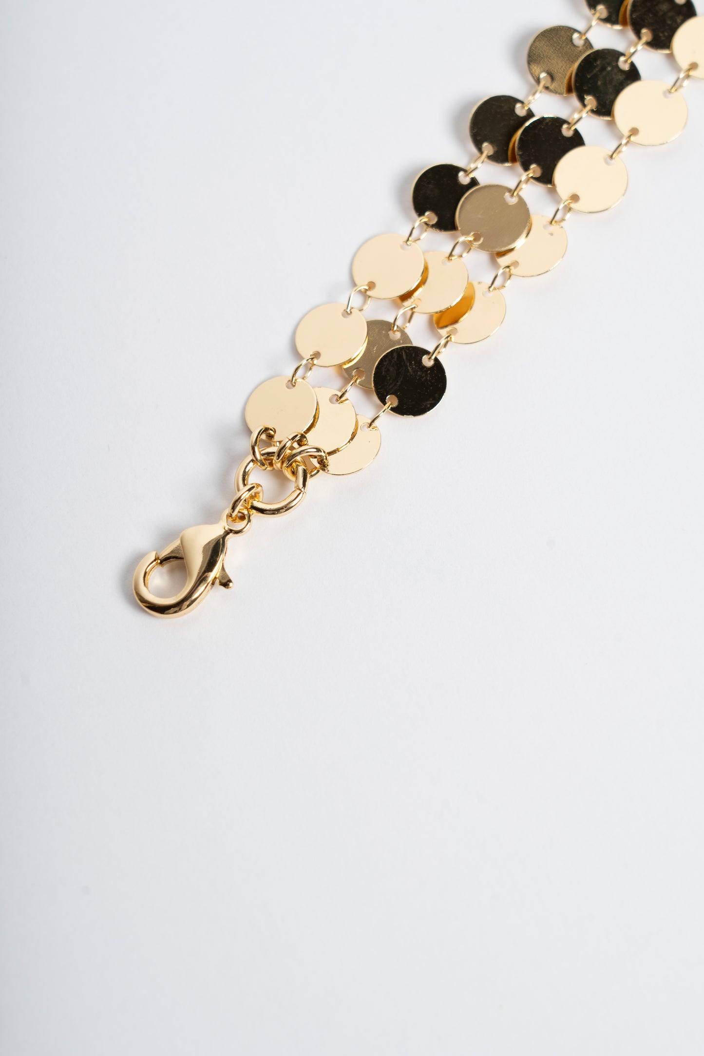 BRACCIALE OTTONE DORATO 17+3