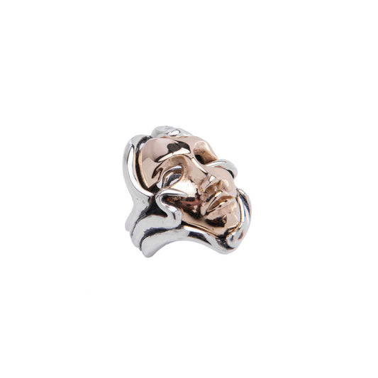 NEMORIS - ANELLO MADRE NATURA ARGENTO E BRONZO
