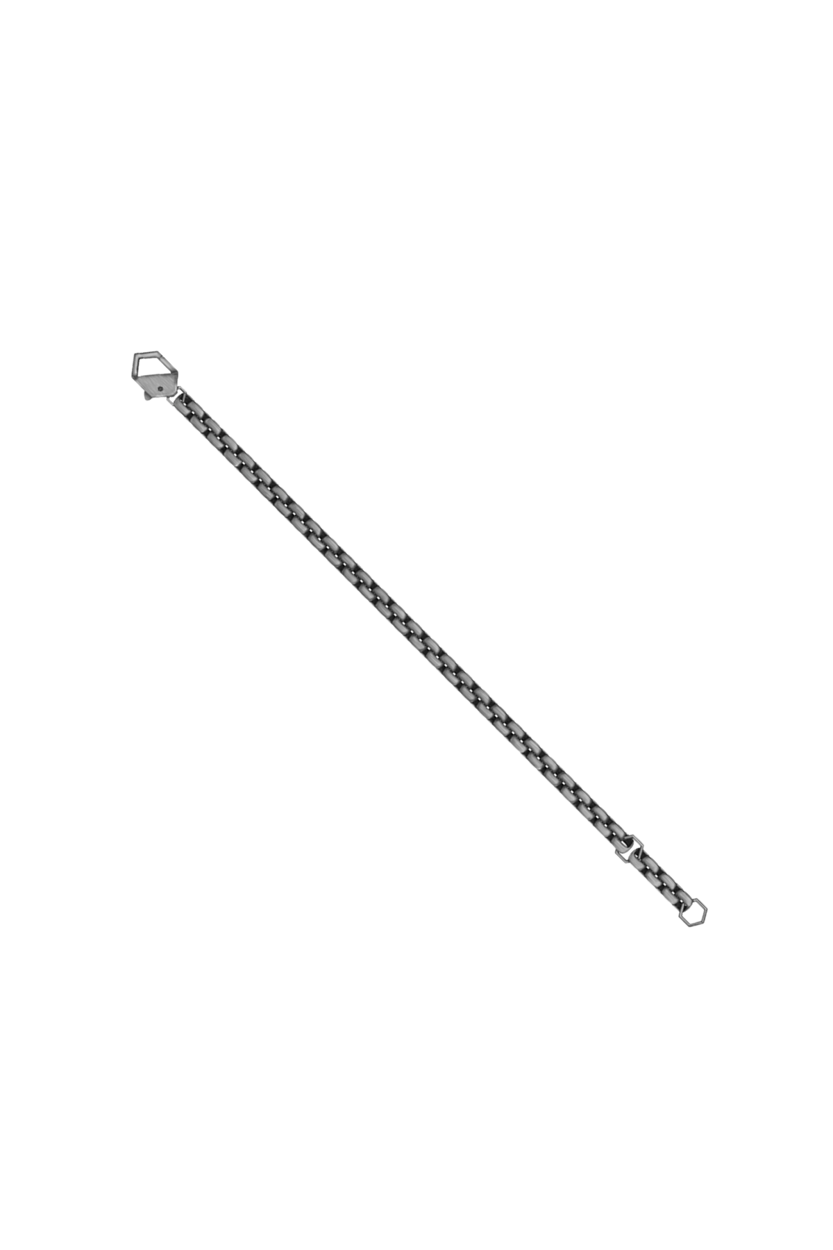 BIKKEMBERGS - BRACCIALE SKIN IN ACCIAIO BRUNITO