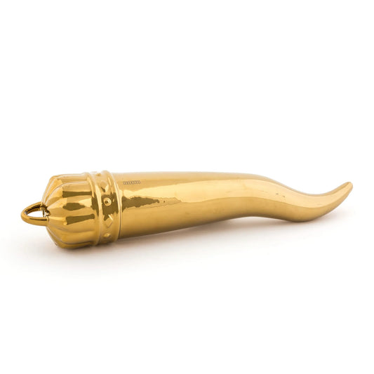 CORNO DA APPOGGIO DORATO - MEMORABILIA GOLD MY LUCKY HORN
