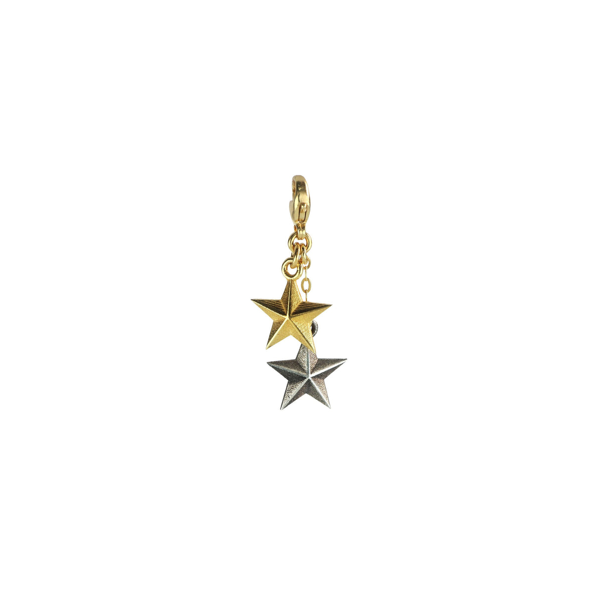 MAMAN ET SOPHIE - CHARM ARGENTO DORATO CON STELLINE