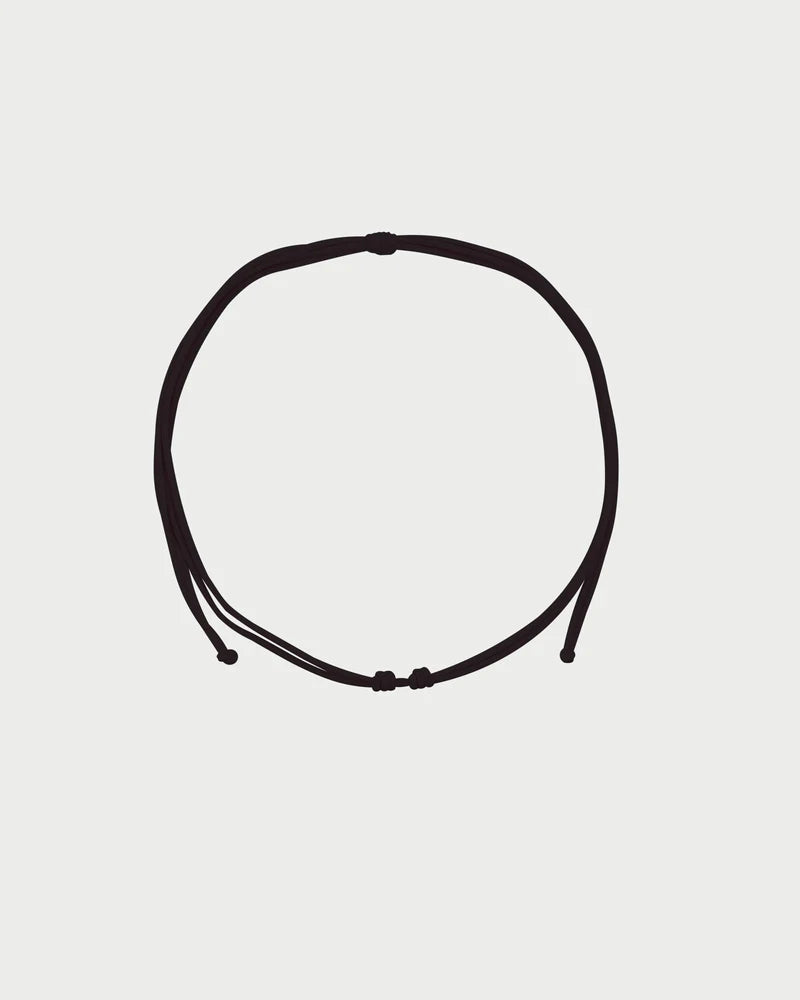CHARM BAR - GIROCOLLO CORDINO SEMPLICE NERO