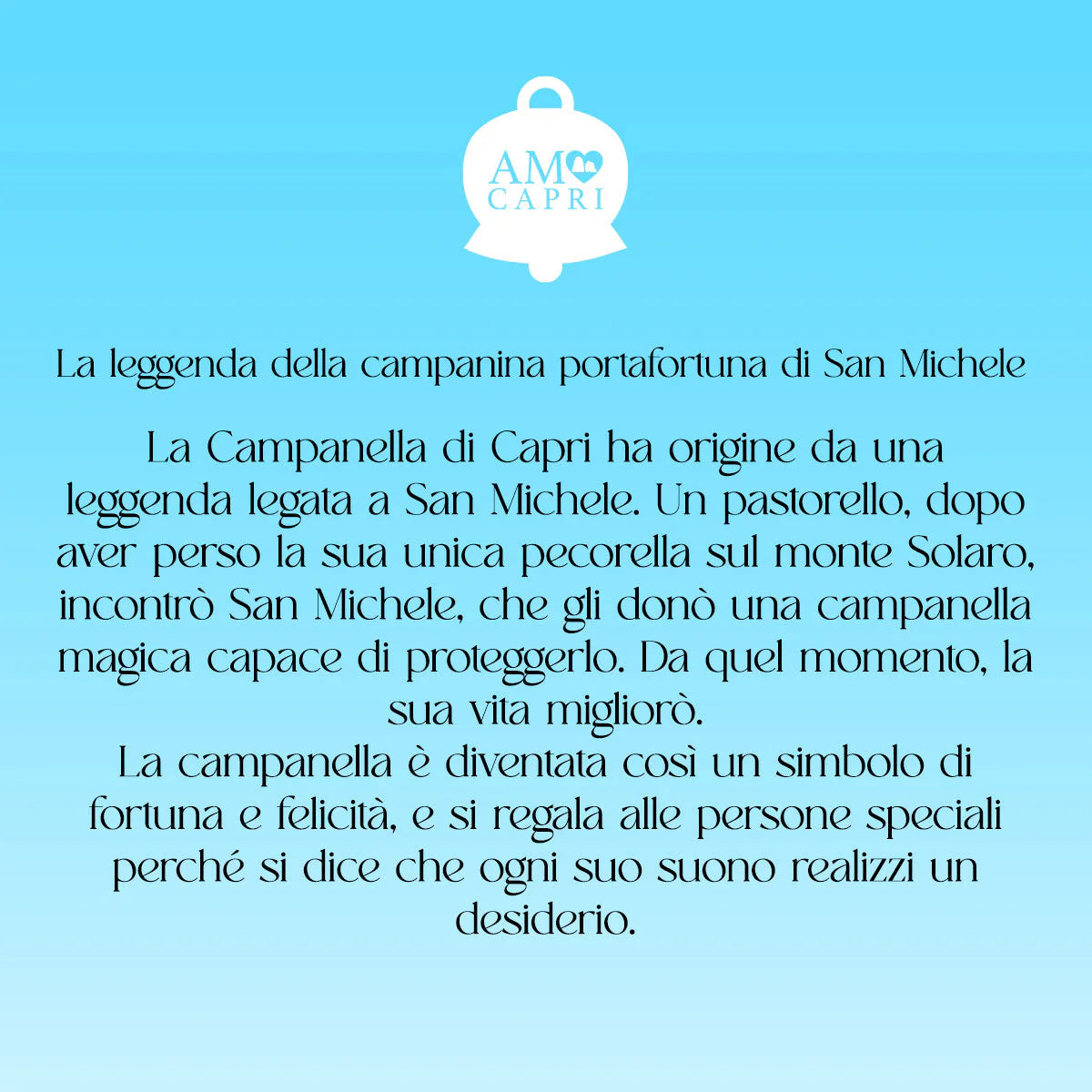 AMO CAPRI - BRACIALE TRE CAMPANE SMALTATE BIANCHE