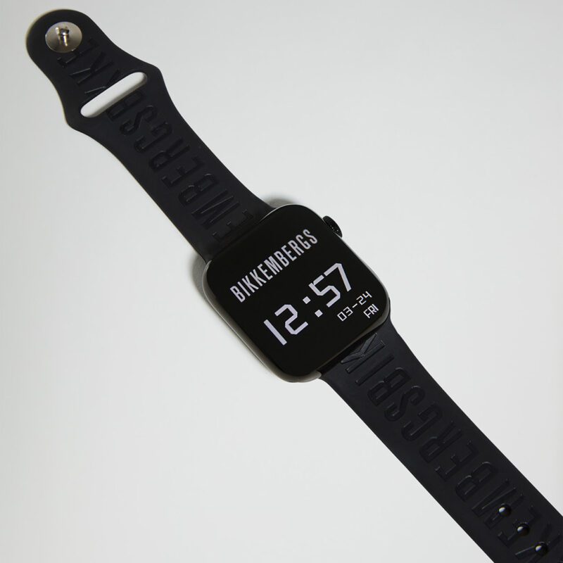 BIKKEMBERGS - OROLOGIO SMARTWATCH CINTURINO CAUCCIU' NERO