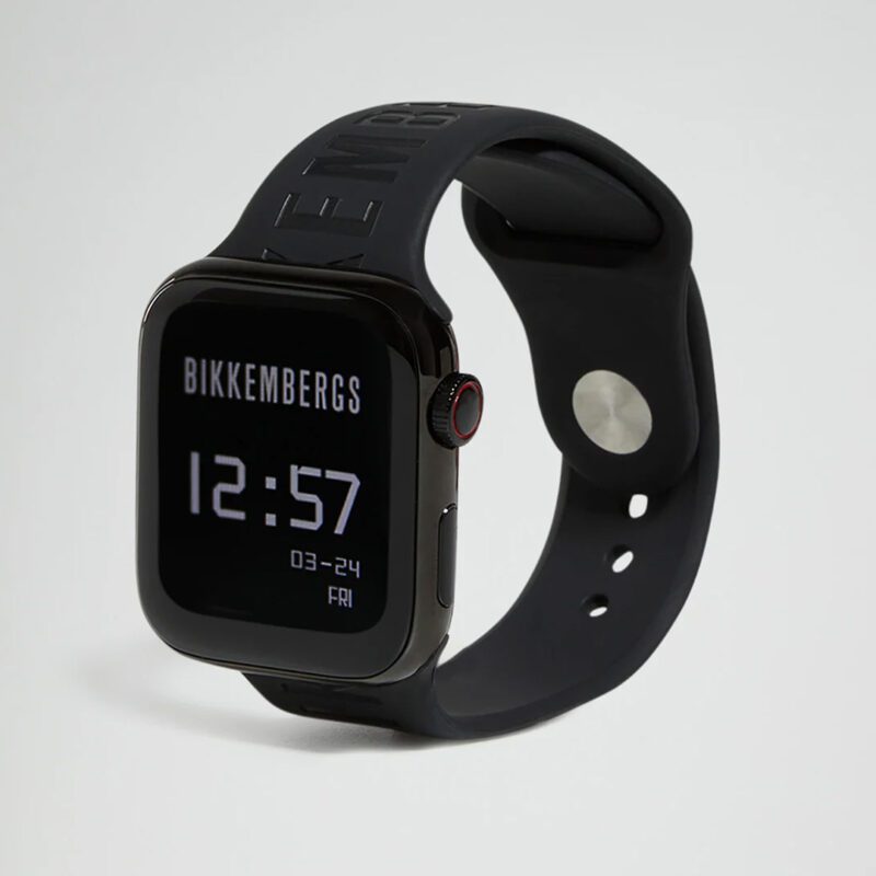 BIKKEMBERGS - OROLOGIO SMARTWATCH CINTURINO CAUCCIU' NERO