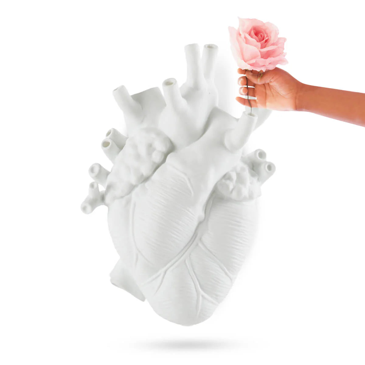 SELETTI - CUORE IN VETRORESINA LOVE IN BLOOM GIANT