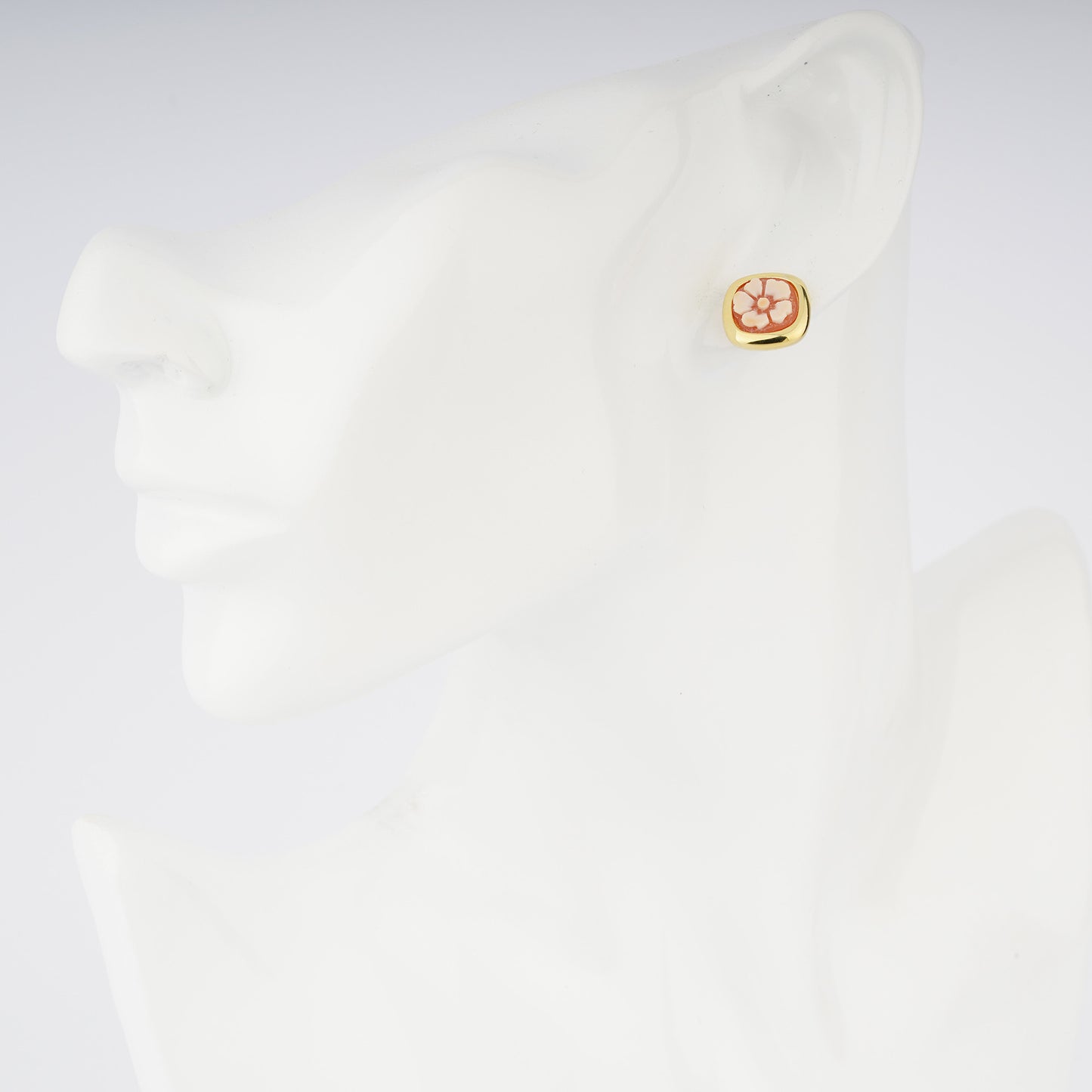CAMEO ITALIANO - ORECCHINI A LOBO CLASSICA MARGHERITA CORNELIA