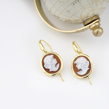 CAMEO ITALIANO - ORECCHINI A LOBO ROMANTICA DONNA