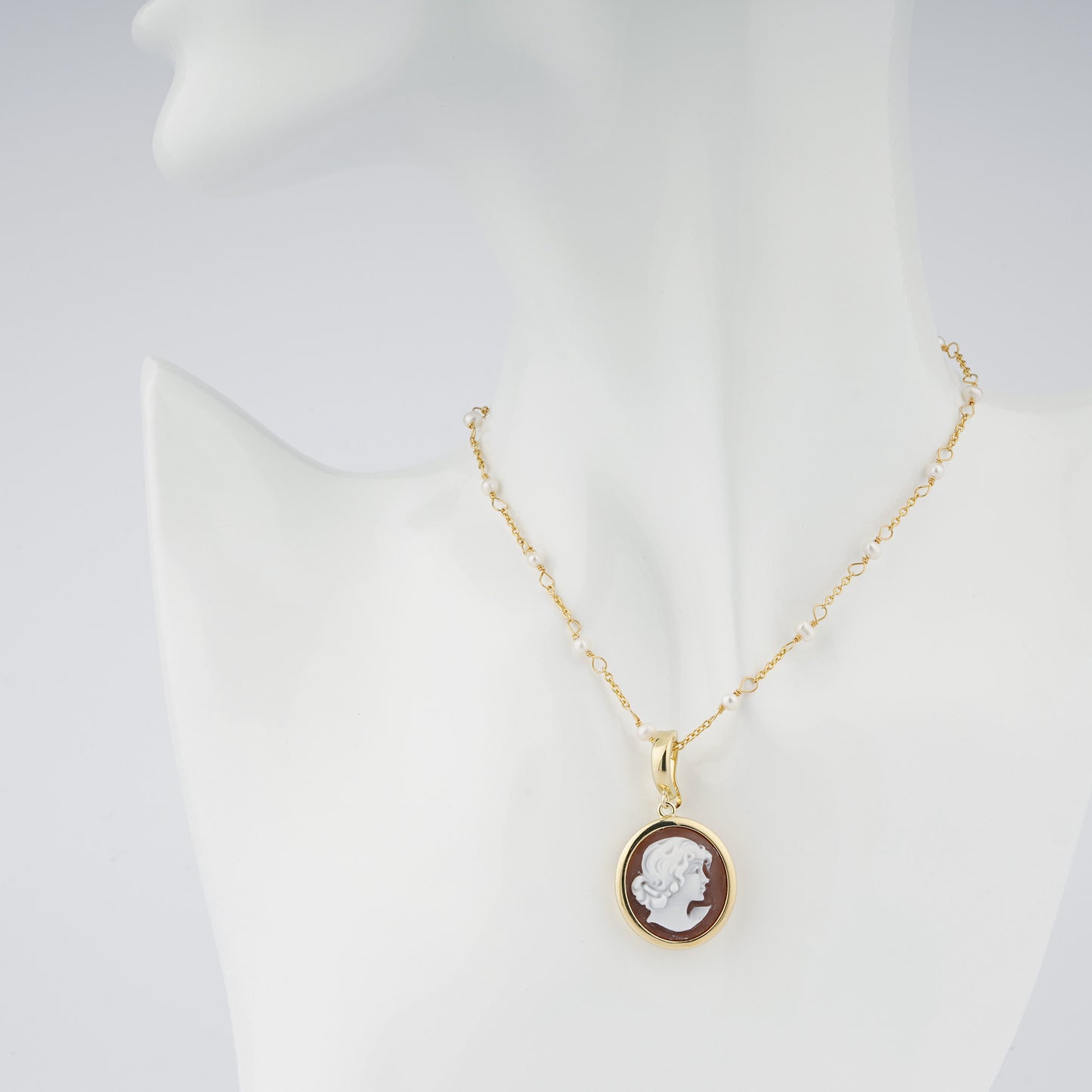 CAMEO ITALIANO - PENDENTE ROMANTICA DONNA