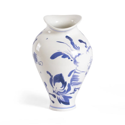 SELETTI - VASO DIESEL IN PORCELLANA CLASSIC ON ACID FLORAL DELFT