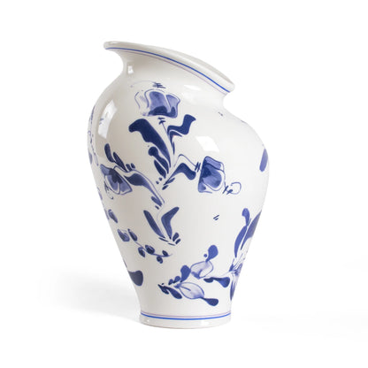 SELETTI - VASO DIESEL IN PORCELLANA CLASSIC ON ACID FLORAL DELFT