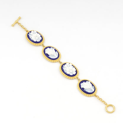 CAMEO ITALIANO - BRACCIALE RAFFAELLO CAMEO BLU