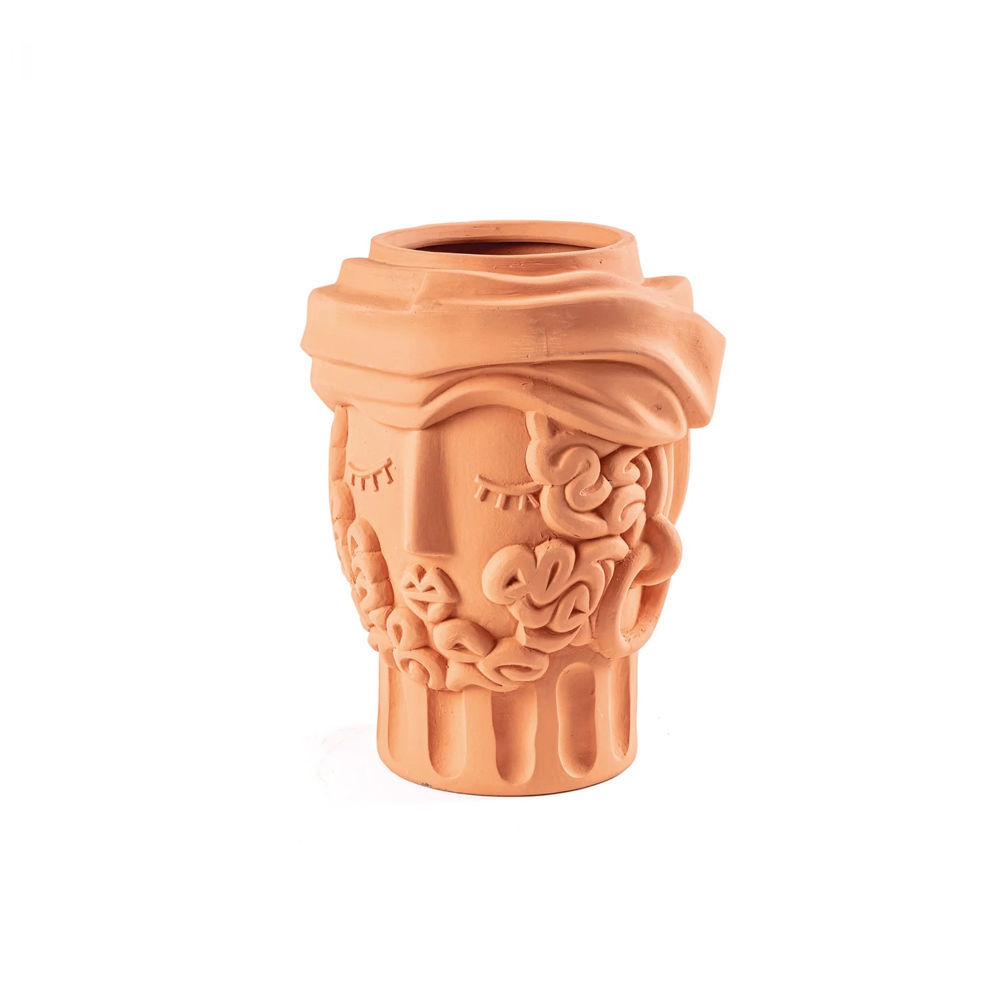 VASO MAGNA GRAECIA TERRACOTTA MAN