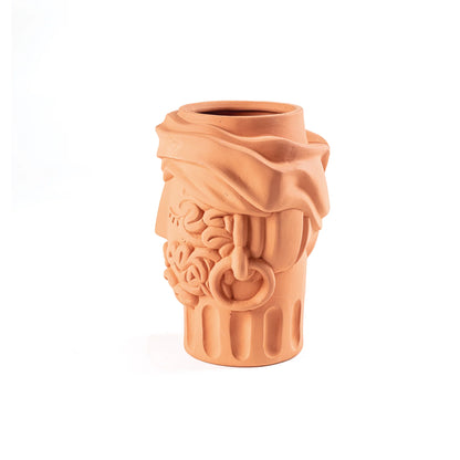 VASO MAGNA GRAECIA TERRACOTTA MAN