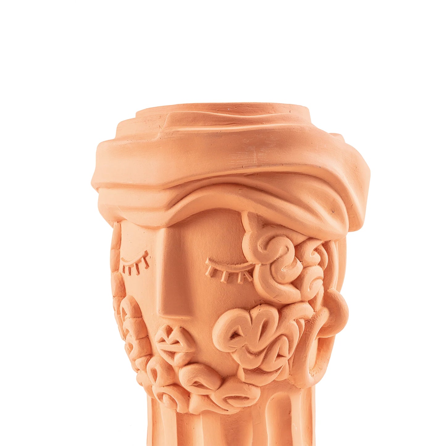 VASO MAGNA GRAECIA TERRACOTTA MAN