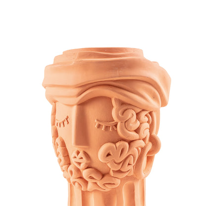 VASO MAGNA GRAECIA TERRACOTTA MAN