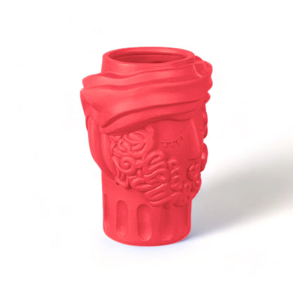 SELETTI - VASO MAN TERRACOTTA BOUGAINVILLEA