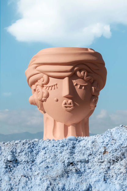 VASO DONNA TERRACOTTA MAGNA GRAECIA