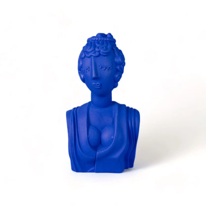 BUSTO POPPEA TERRACOTTA BLU MAGNA GRAECIA