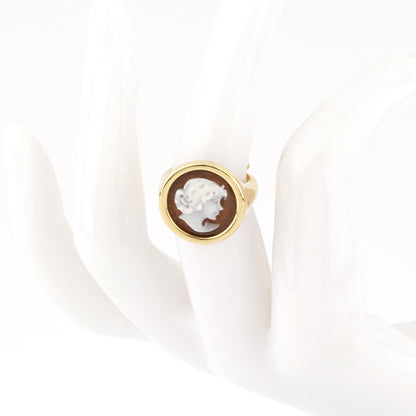CAMEO ITALIANO - ANELLO ROMANTICA VOLTO DONNA