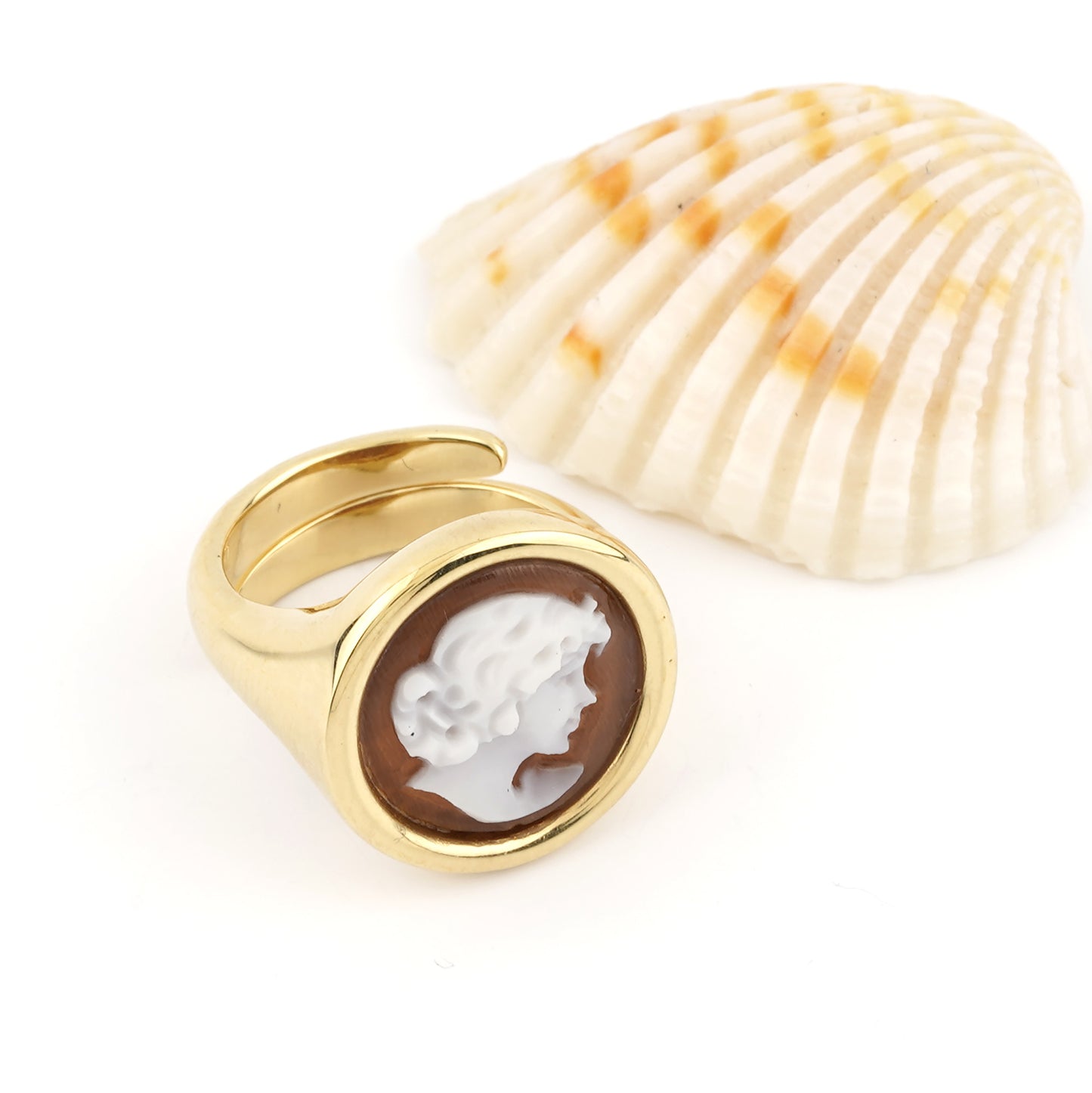 CAMEO ITALIANO - ANELLO ROMANTICA VOLTO DONNA