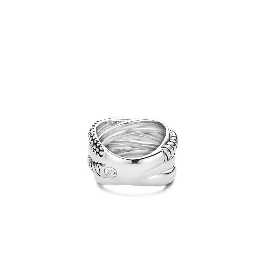 TI SENTO - ANELLO FASCIA IN ARGENTO CON ZIRCONI BIANCHI