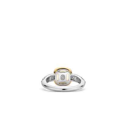 TI SENTO - ANELLO MADREPERLA E ZIRCONI