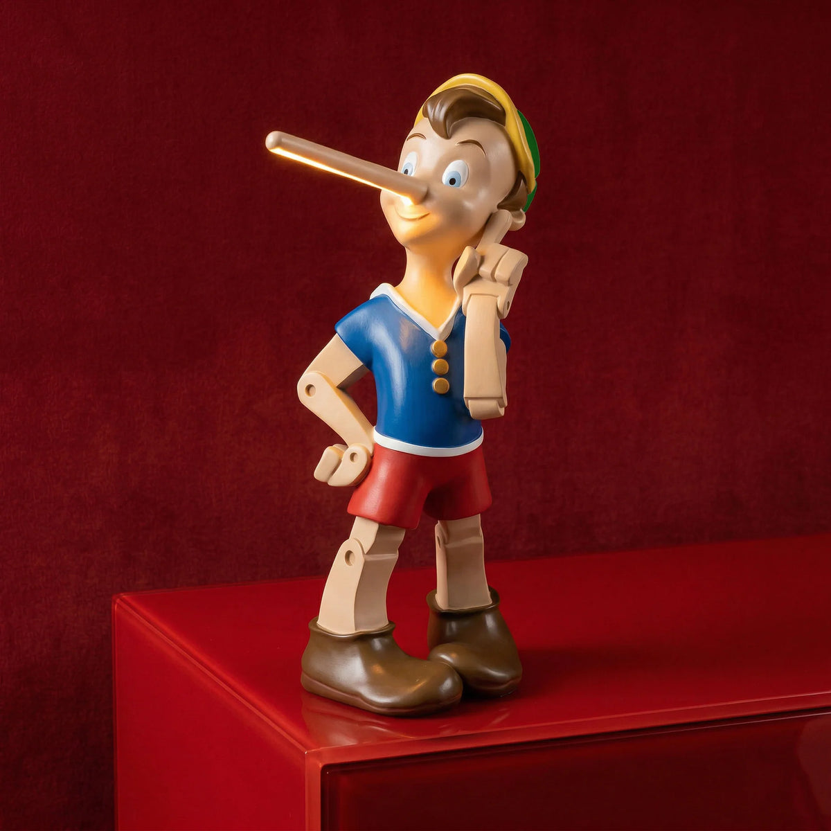 SELETTI X UTO BALMORAL - THE LIAR PINOCCHIO LAMPADA DA TAVOLO