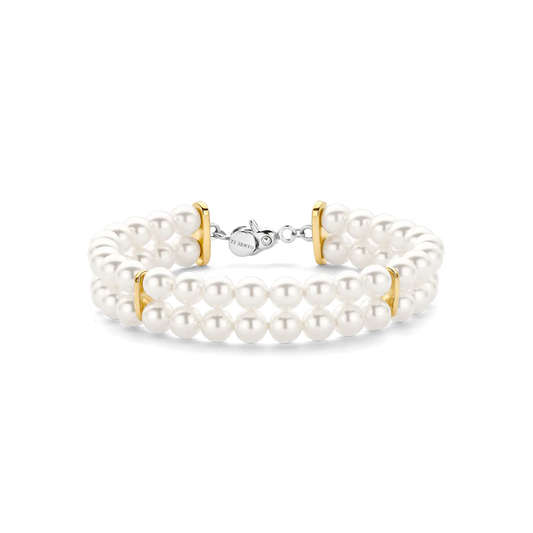 TI SENTO - BRACCIALE DOPPIO FILO DI PERLE