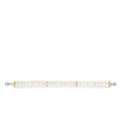 TI SENTO - BRACCIALE DOPPIO FILO DI PERLE