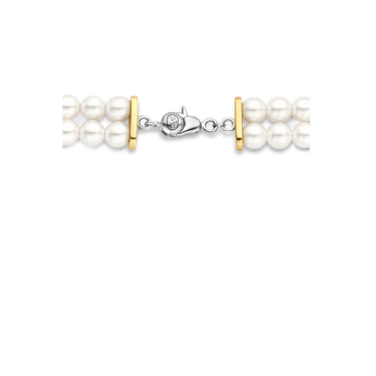 TI SENTO - BRACCIALE DOPPIO FILO DI PERLE